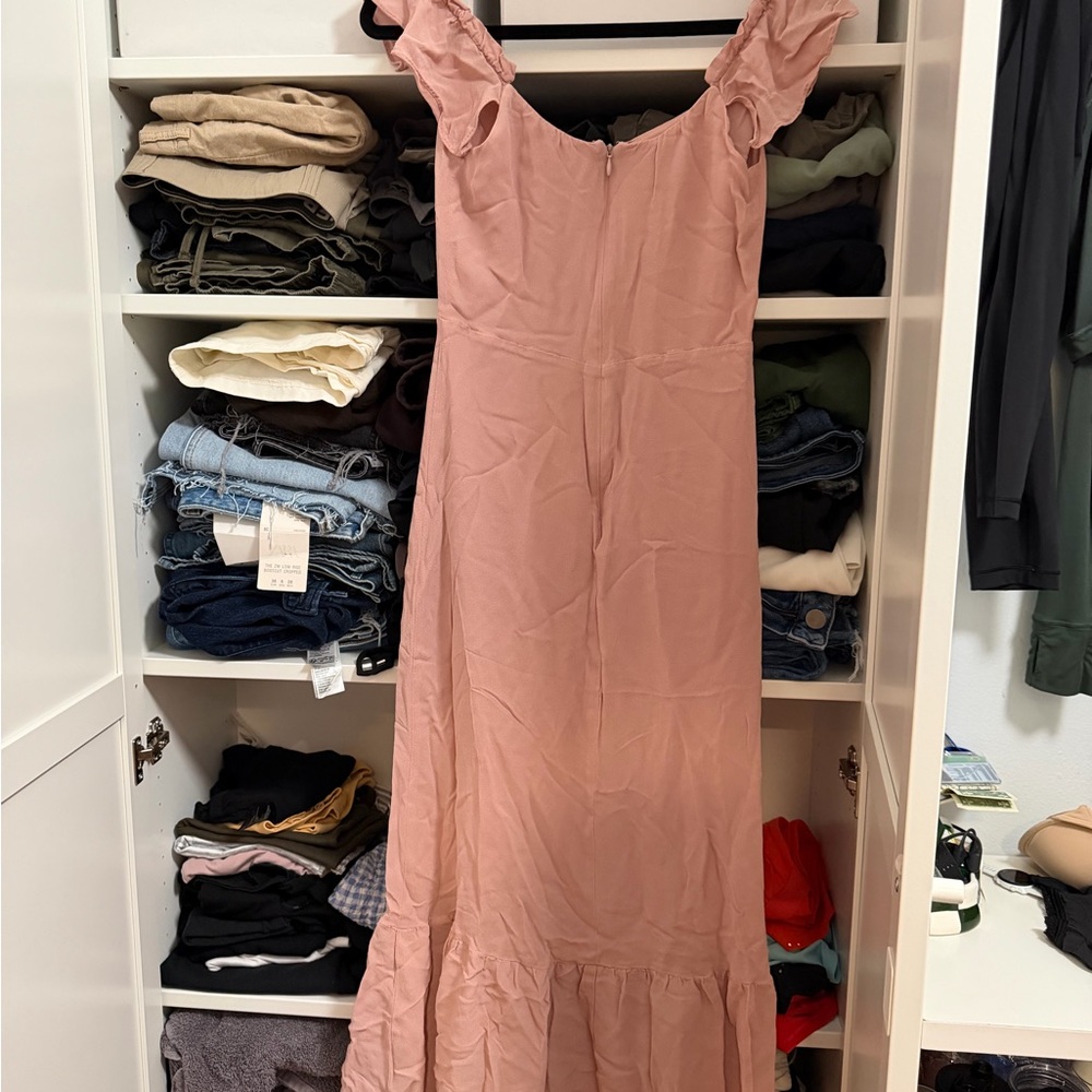Reformation Blush Pink Maxi Dress - Picture 2 of 4